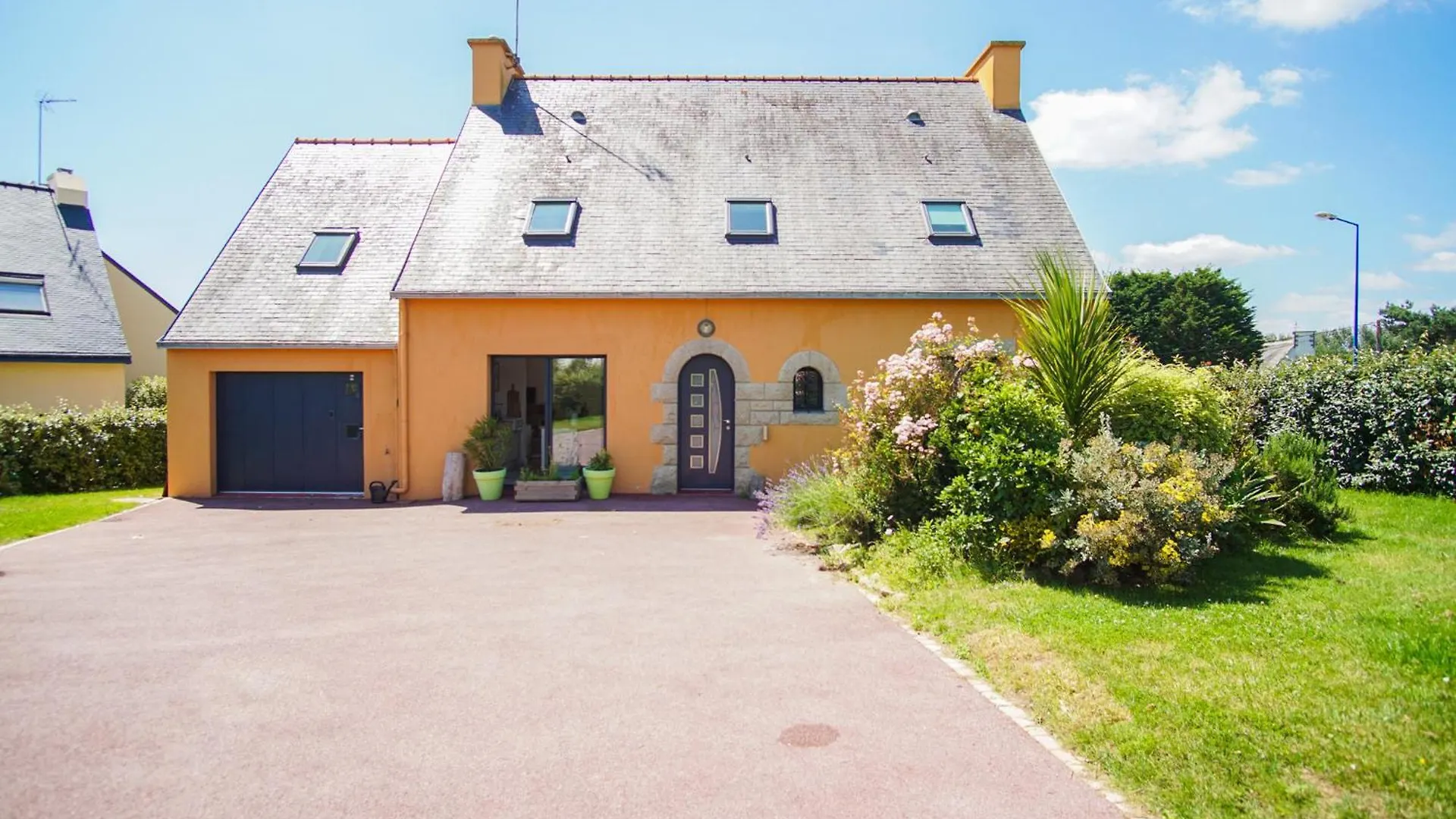 -Gaia- Maison Familiale Vue Mer Et Jardin Dourveil Trégunc Dom wakacyjny