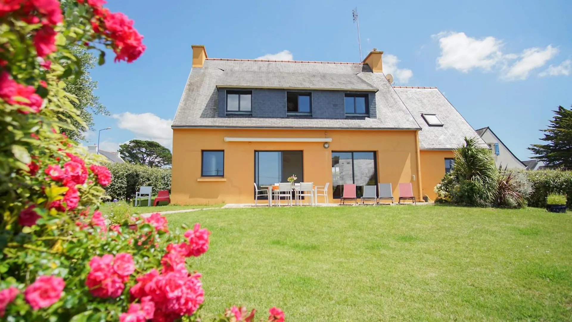 -Gaia- Maison Familiale Vue Mer Et Jardin Dourveil Trégunc